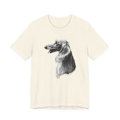 Afghan Hound "Noir & Blanc" T-shirt